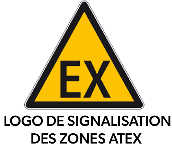 Exemple de logo de signalisation des zones atex
