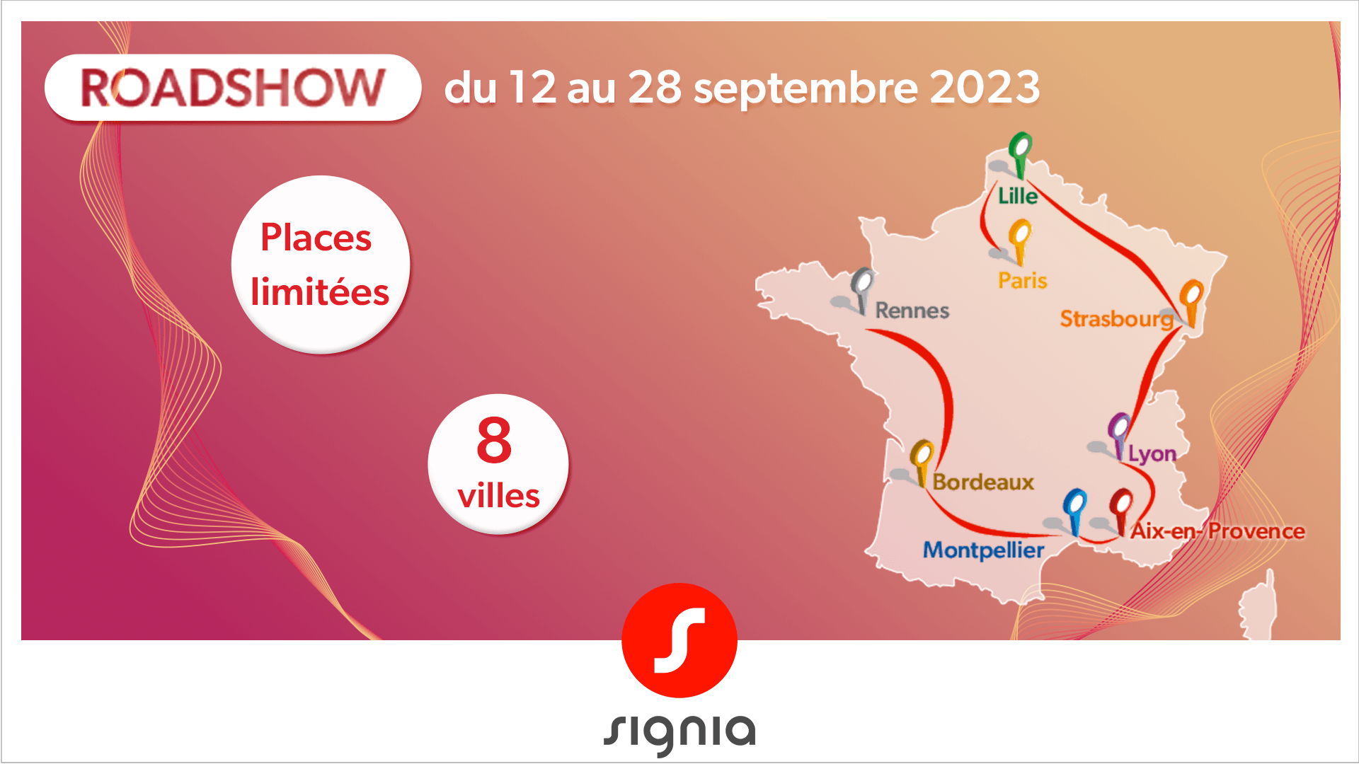 Communiqué de presse : Dès septembre prochain, Signia lance son roadshow à travers l’Hexagone