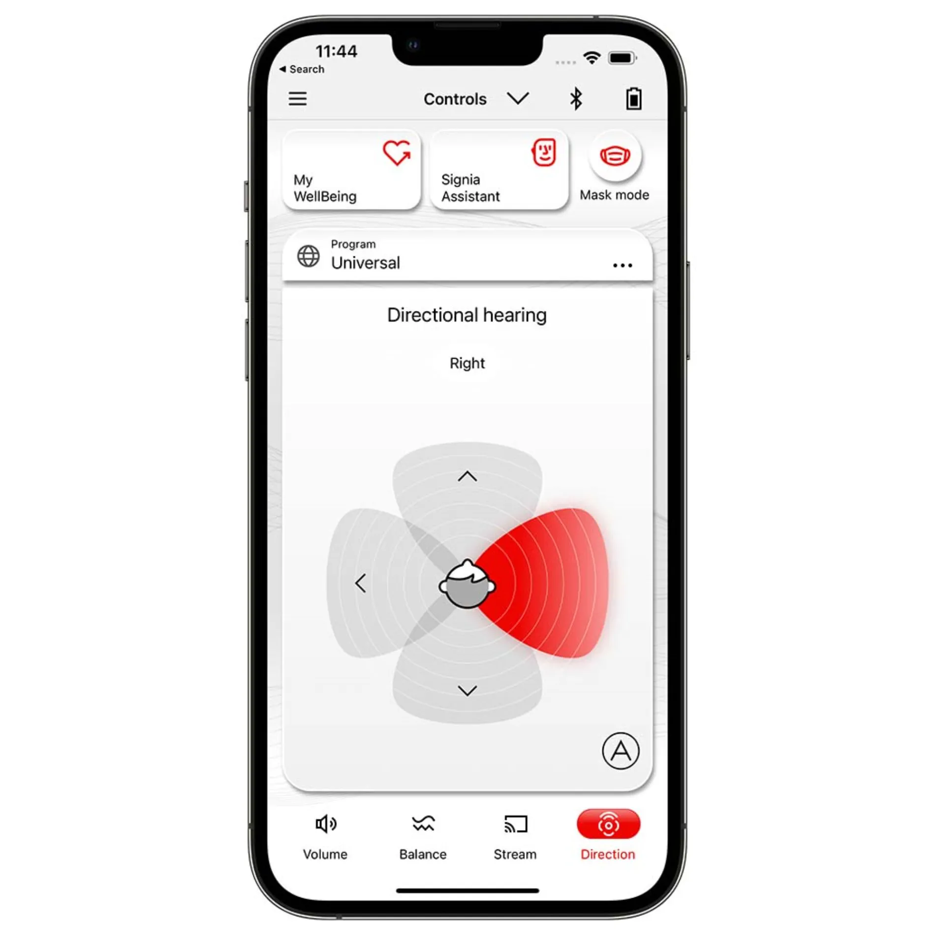 Signia Remote Source Signia App - remote control | Signia Pro