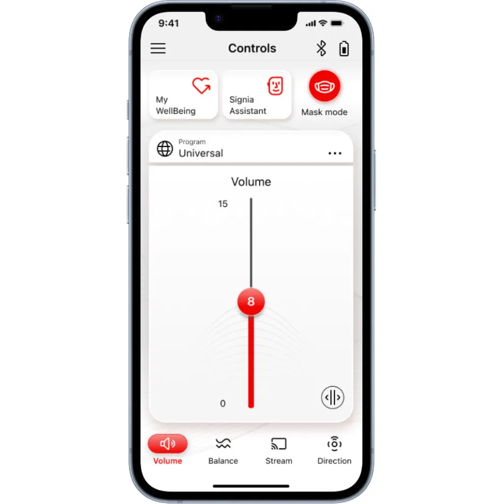 Signia Stream Line Remote Signia App - remote control | Signia Pro
