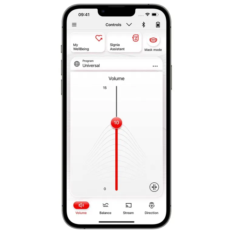 Signia App - remote control | Signia Pro