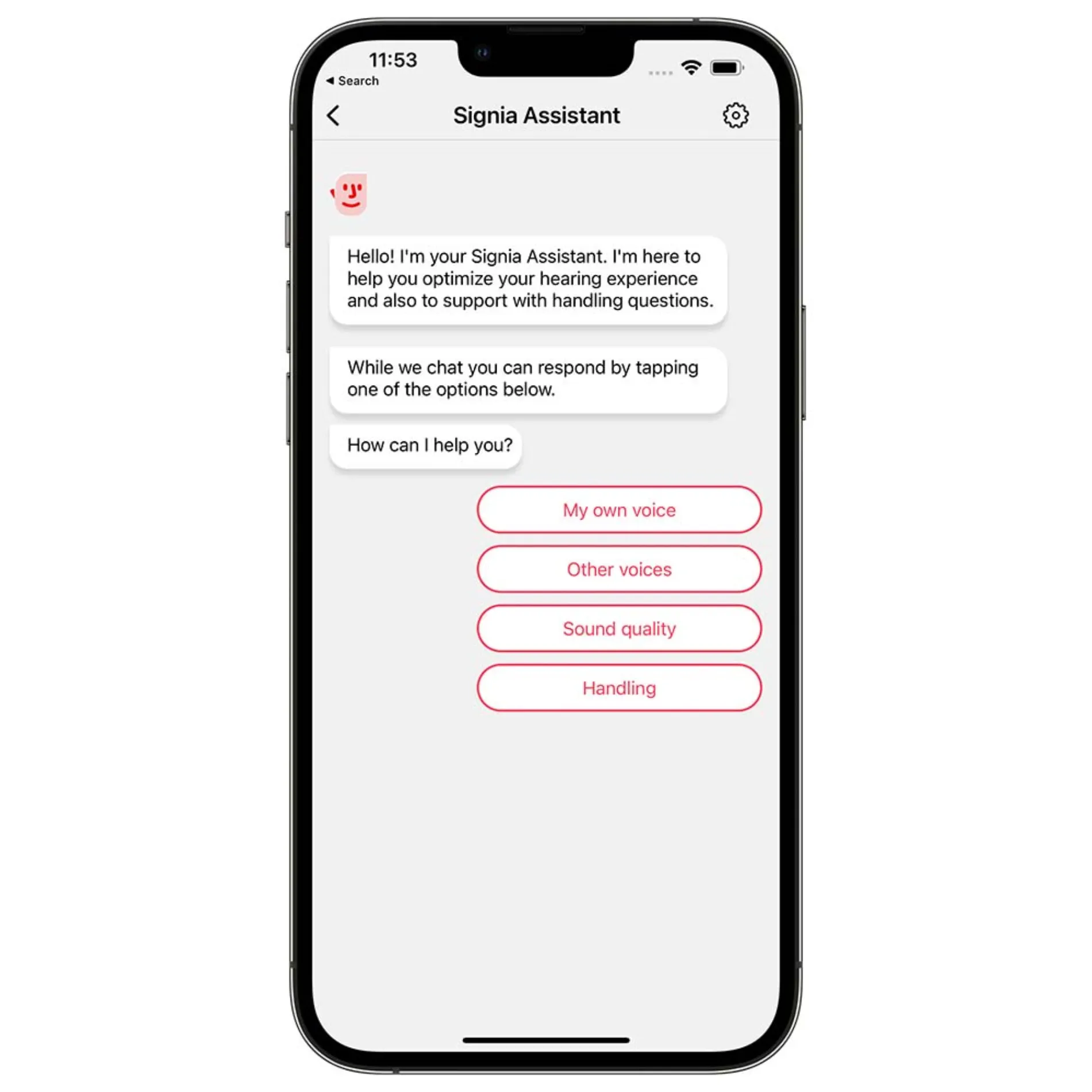 Signia Remote Source Signia App - remote control | Signia Pro