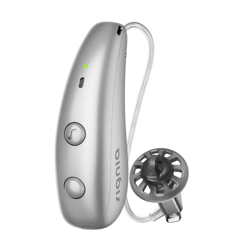 Pure C&G MaX hearing aid in Silver Grey