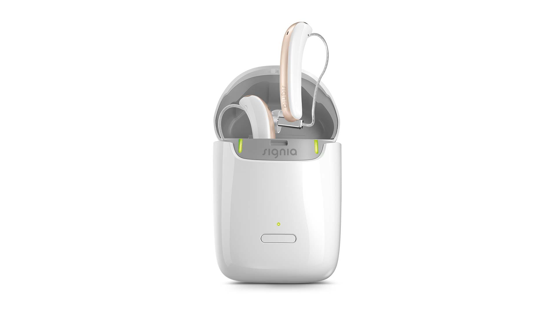 Styletto X charging case by Signia Styletto X charging case - Signia Charger Hearing Aid - Image 1