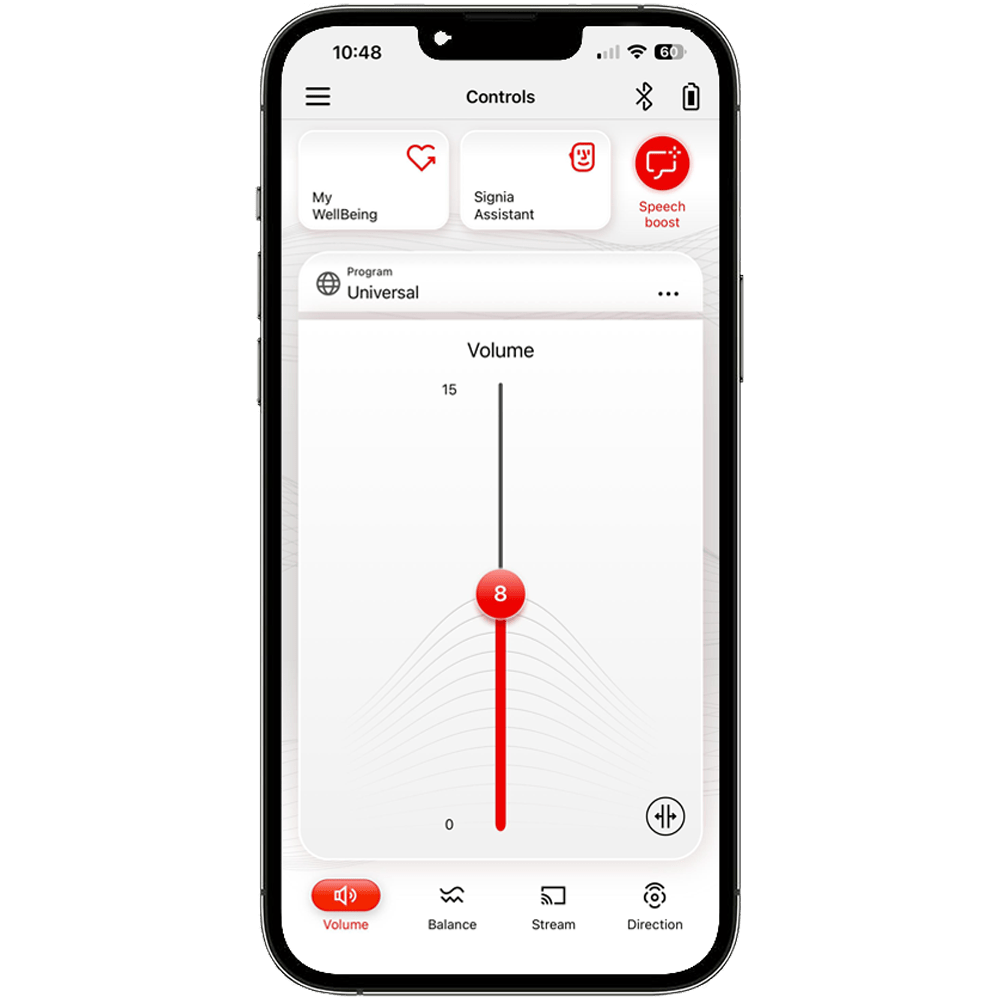 Signia App: Speech Boost