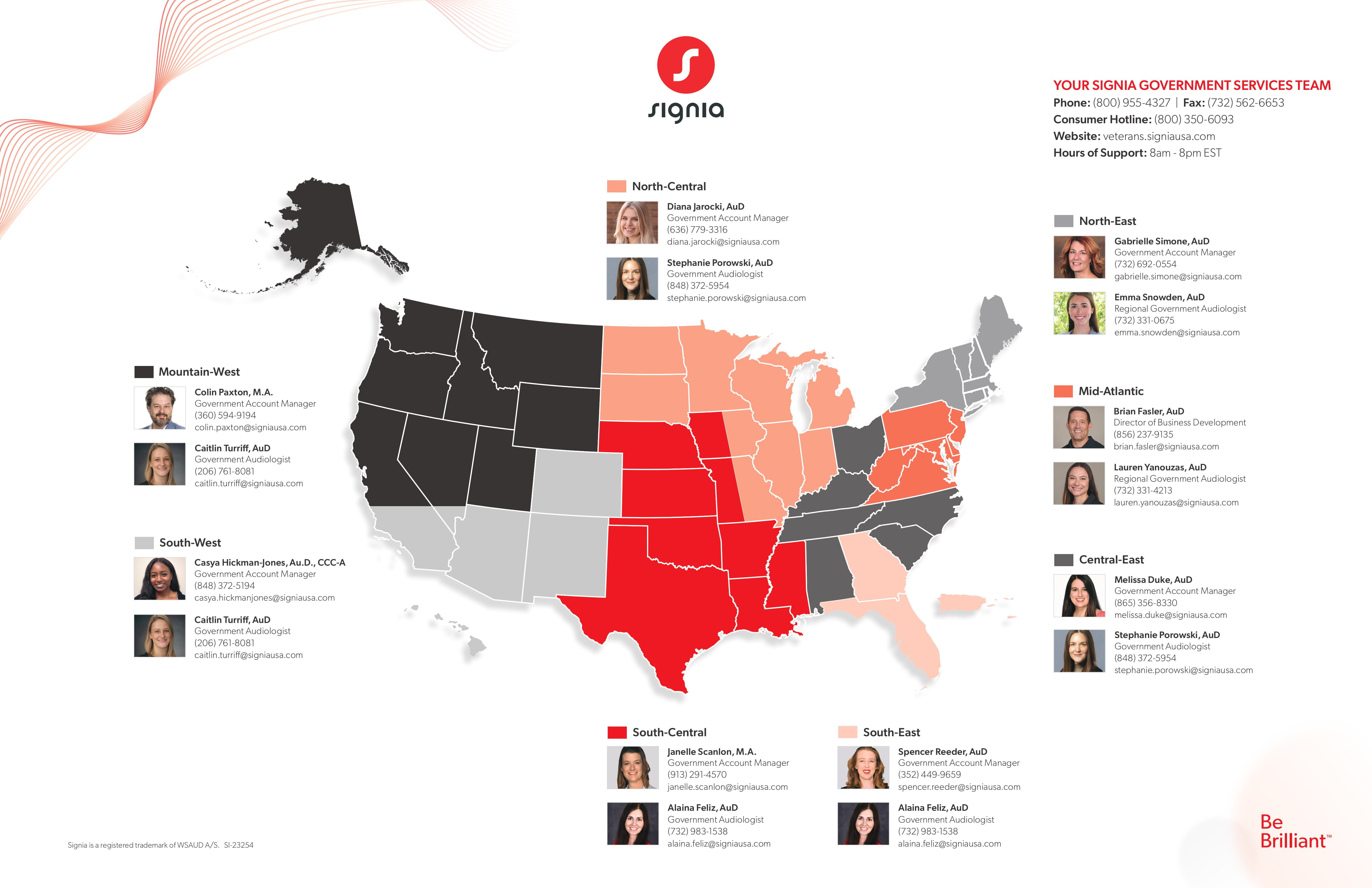 Government Services Team Map December 2025